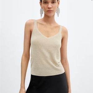Mango Lurex Top